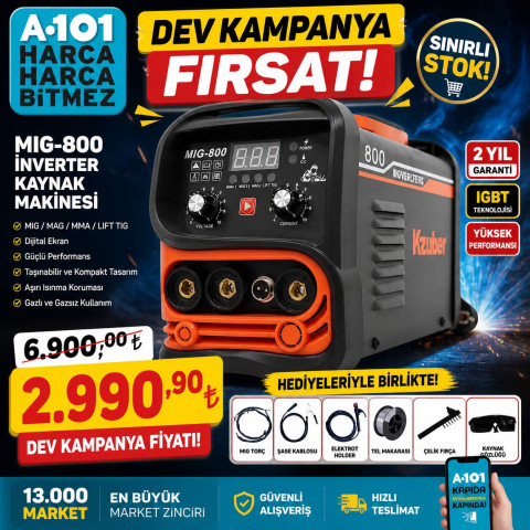 MIG-800 İNVERTER KAYNAK MAKİNESİ